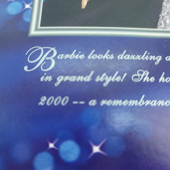 Mattel Millennium Princess Barbie With Keepsake Happy New Year 2000 Fashion Doll - Picture 8 of 14